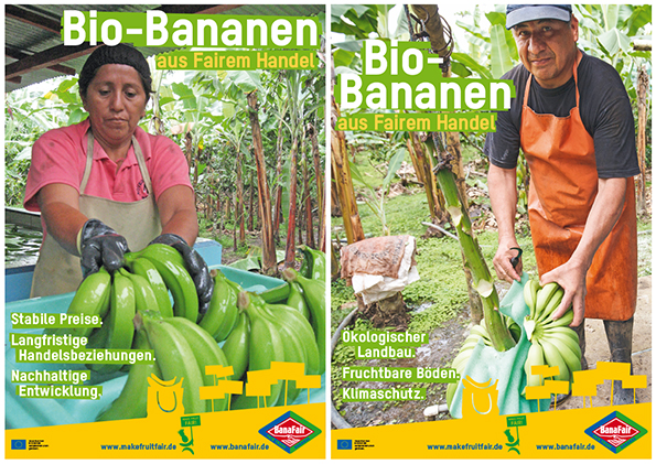 © Banafair Poster Bio-Bananen aus Fairem Handel.
