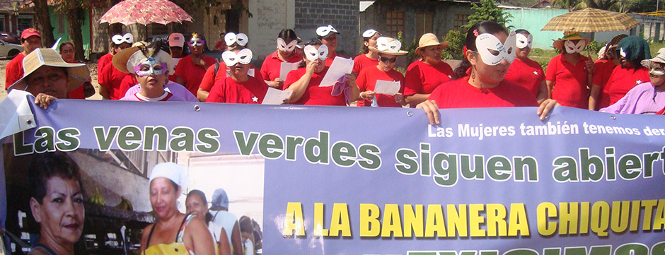 @ BanaFair Bananenplantagenarbeiter demonstrieren in Honduras